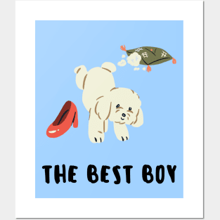 Dog the best boy Posters and Art